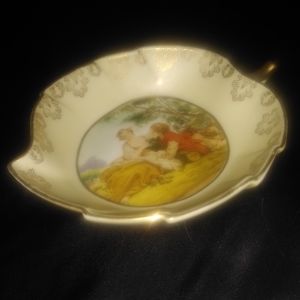 Lenvile hand painted candy dish. Japan # 7331